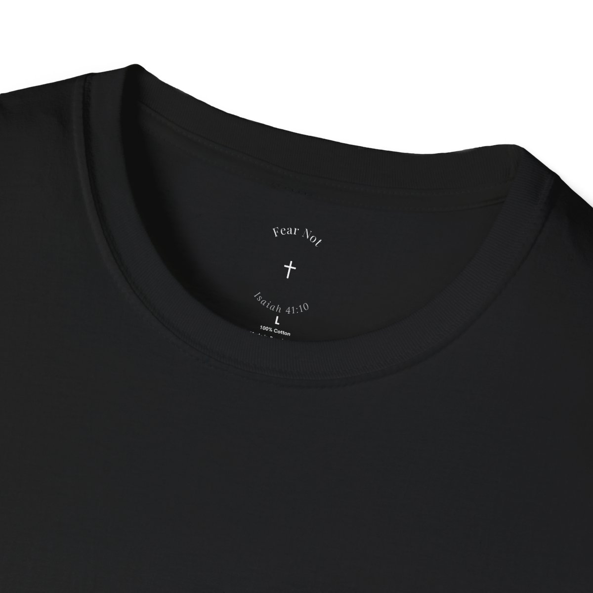 Man of God shirt – collar detail